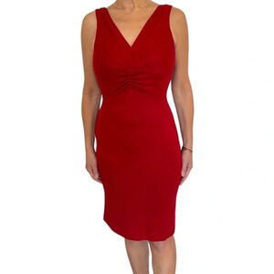 Banana Republic Red Wool Dress